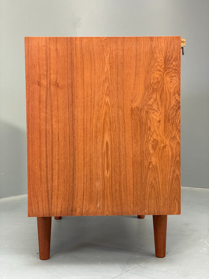 Vintage Teak Cabinet Danish 1970s Retro Mid Century Prebend Sorensen EB12522