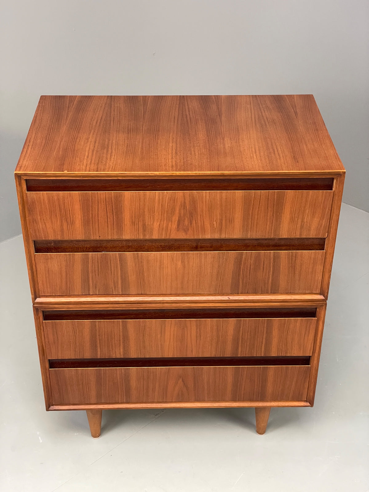 Vintage Chest Of Drawers By Meredew Walnut 1960s Mid Century Retro EB13167