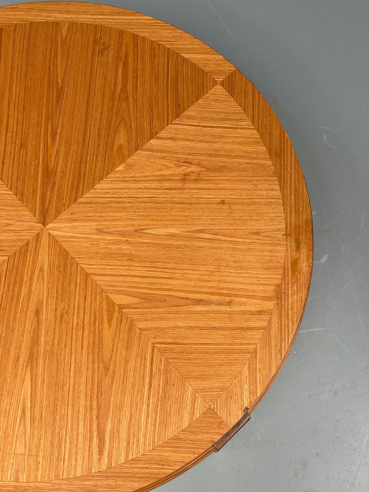 Vintage Circular Coffee Table By Stonehill 1960s Retro Teak Quartered EB12200