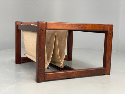 Vintage Ikea Safari Coffee Table By Karin Mobring 1970s Pine Linen EB12218