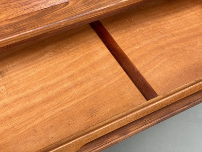 Vintage 1960s Teak Bureau Mid Century Drawers Writing Desk Retro Danish EB12219