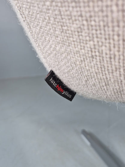 Vintage Swivel Tub Chair Hitch Mylius Modern Design Retro Cream EB12849