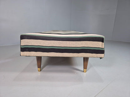 Vintage Danish Mid Century Day Bed Original Wool Upholstery 1950s Retro  EB07219