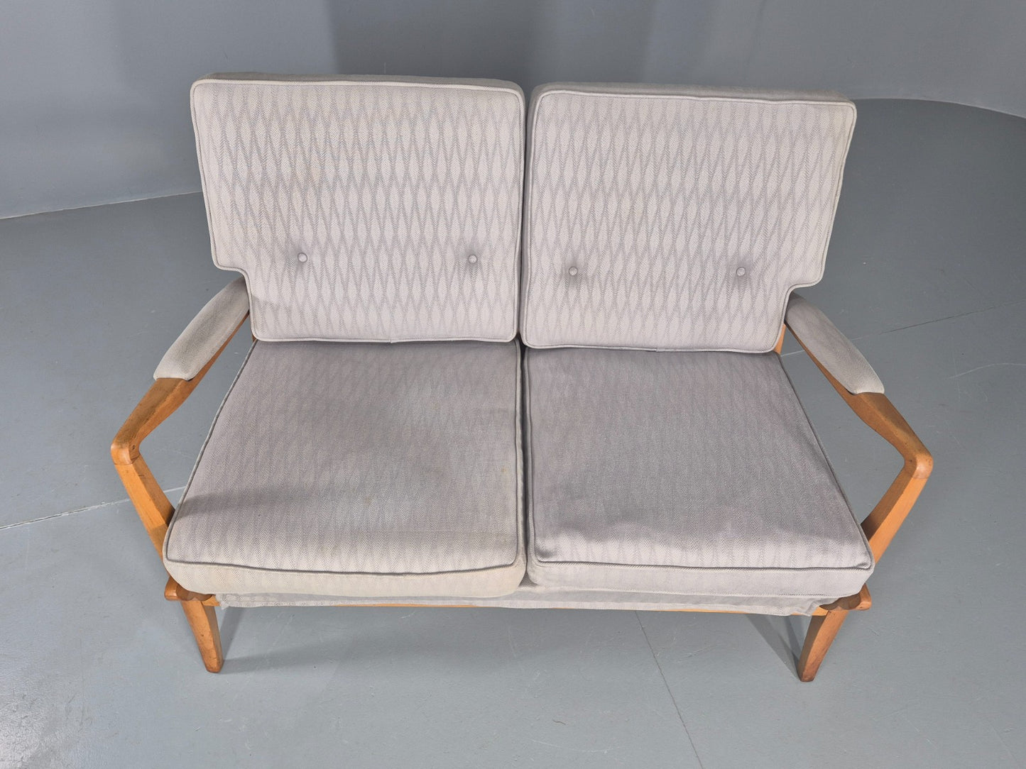 Vintage Cintique 2 Seater Sofa Mid Century 1950s Design Retro EB11946