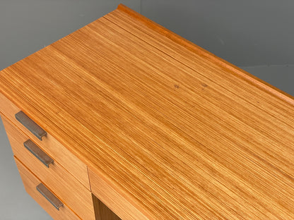 Vintage Desk Stag Fineline Birch Ply Aluminium Retro Mid Century EB13104