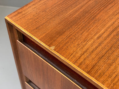 Vintage Chest Of Drawers By Meredew Walnut 1960s Mid Century Retro EB13167
