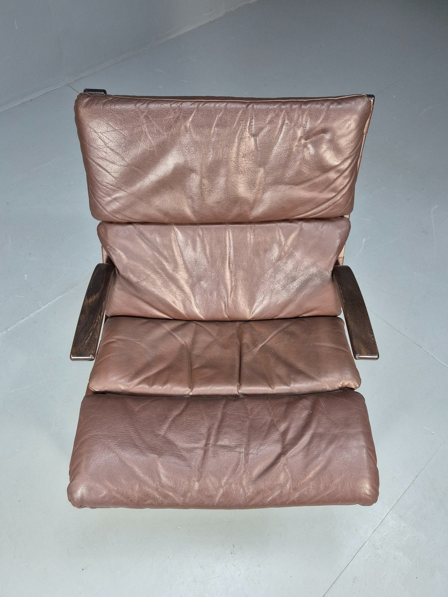 Vintage Mid Century Bentwood Danish Lounge Chair Farstup Retro 1970s EB09913