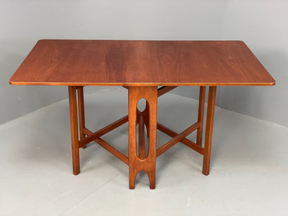 Vintage Teak Dropleaf Table By Jentique 1960s Mid Century Retro EB12502