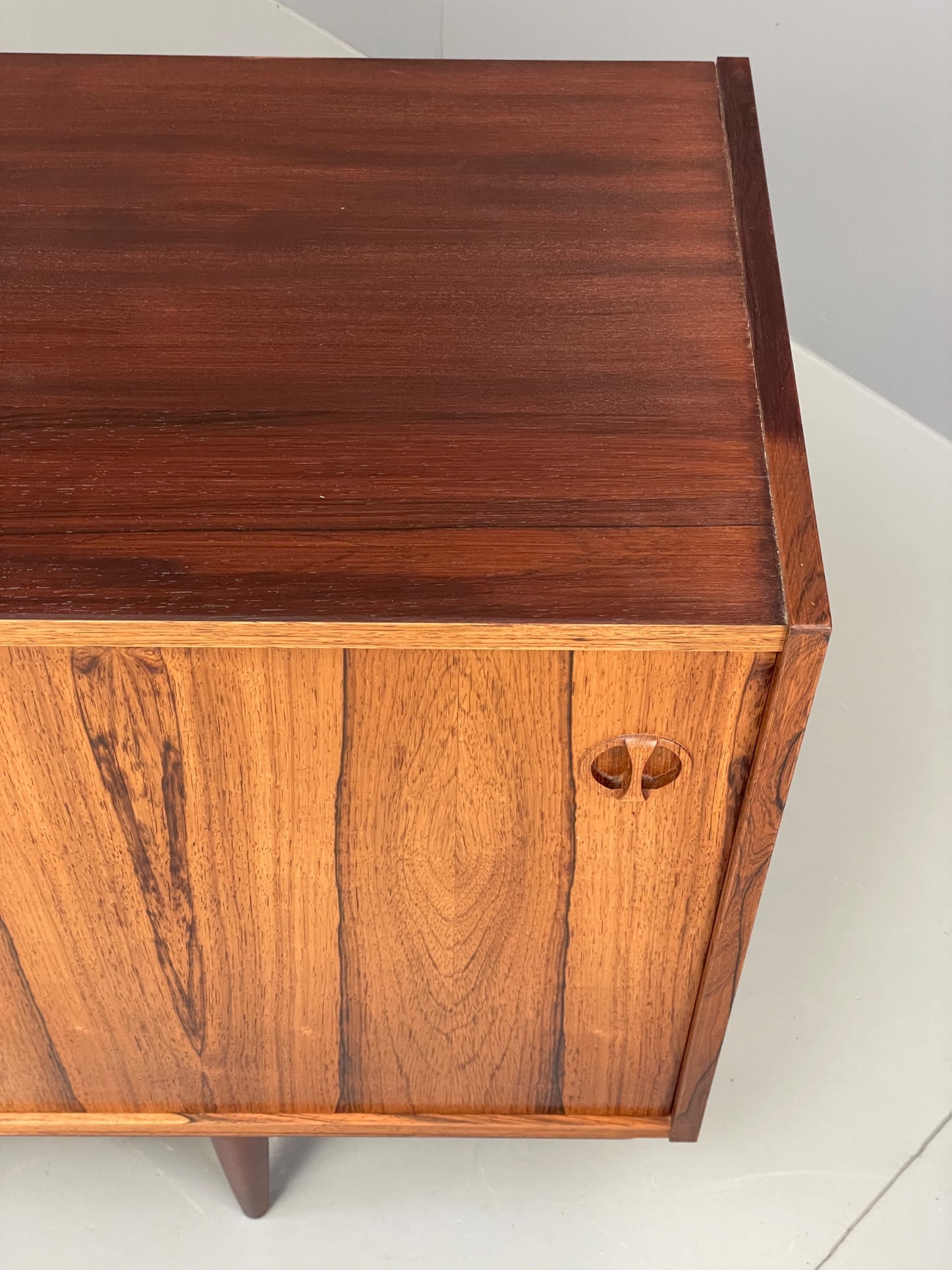 Vintage 1970s Danish Sideboard Mid Century Retro Shelving Drawers EB12331