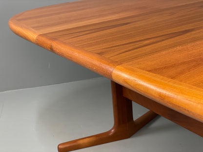 Vintage Teak Dining Table Extending Danish Mid Century Retro 1970s EB13122