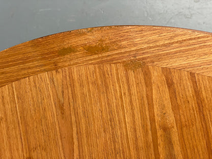 Vintage Circular Coffee Table By Stonehill 1960s Retro Teak Quartered EB12200