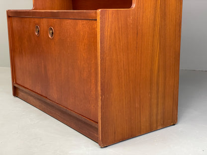 Vintage Teak Wall Unit Jentique Mid Century Retro Shelving Cabinet EB13107