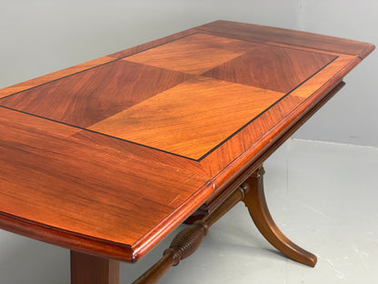 Vintage Walnut Coffee Table Danish 1960s Drop Leaf Retro EB12329