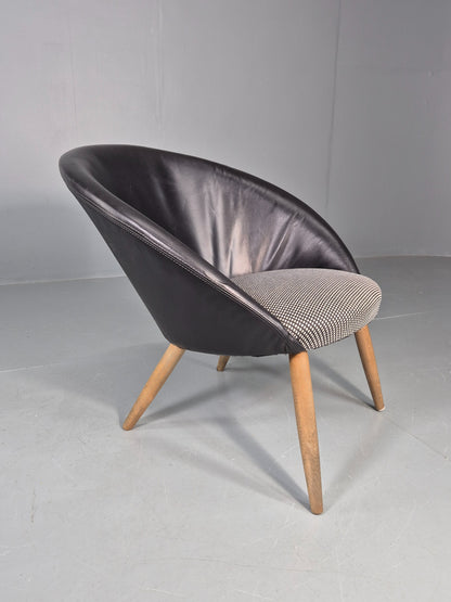 Vintage Mid Cenbtury Danish Tub Chair Ditzel Style 1960s Retro EB12105