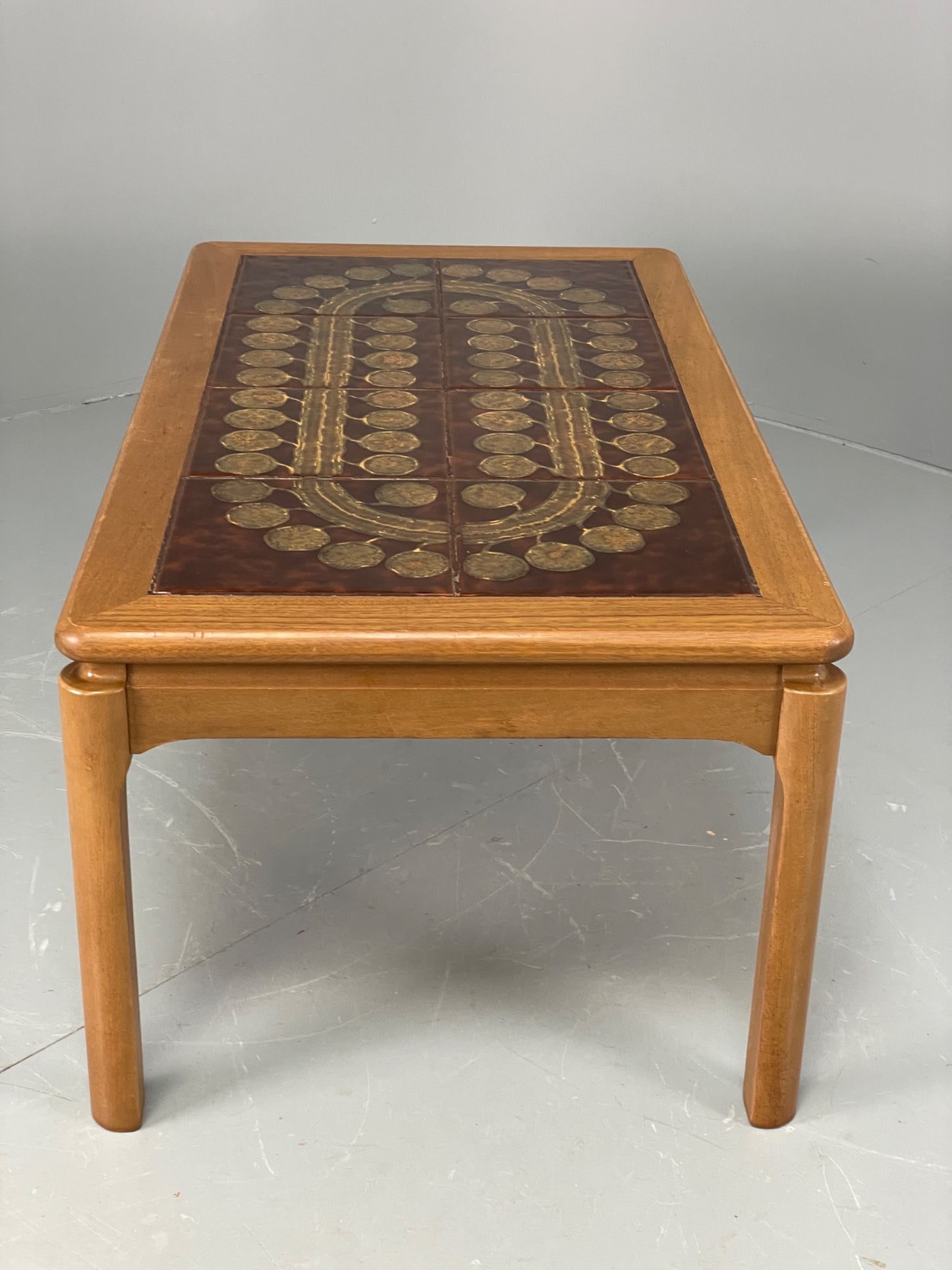 Vintage Nathan Coffee Table Tile Topped 1970s Retro Rectangular EB12279