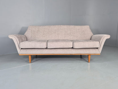Mid Century 3 Seater Sofa 1950s Swedish New Upholstery Retro EB11129