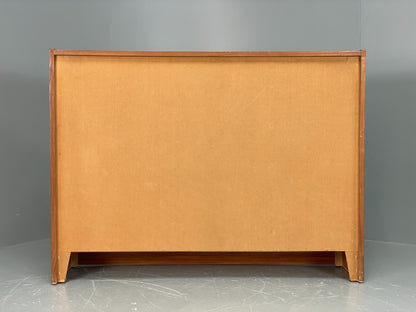 Vintage 1960s Glazed Bookcase Teak Mid Century Modern Shelving Cabinet EB12214