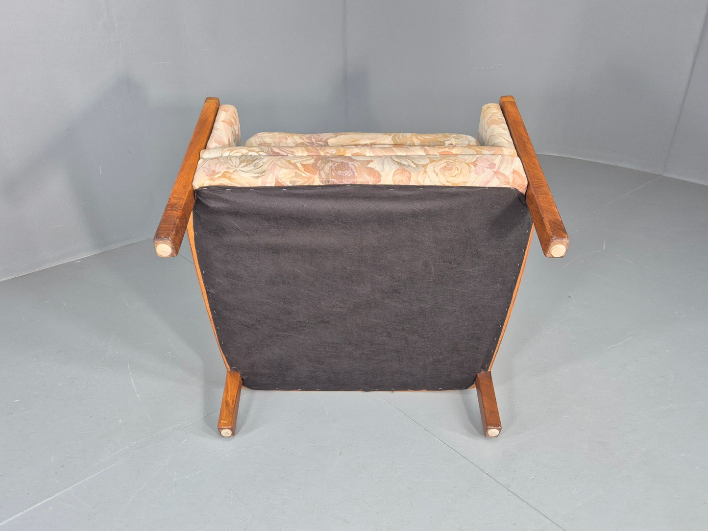 Vintage Mid Century Lounge Chair 1960 Swedish Brdr Andersen Retro Floral EB11131