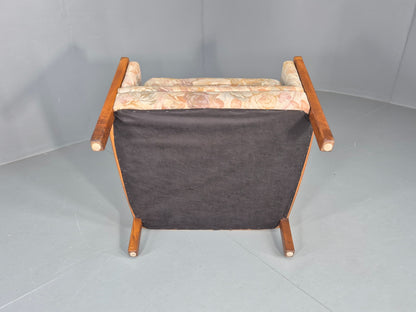 Vintage Mid Century Lounge Chair 1960 Swedish Brdr Andersen Retro Floral EB11131