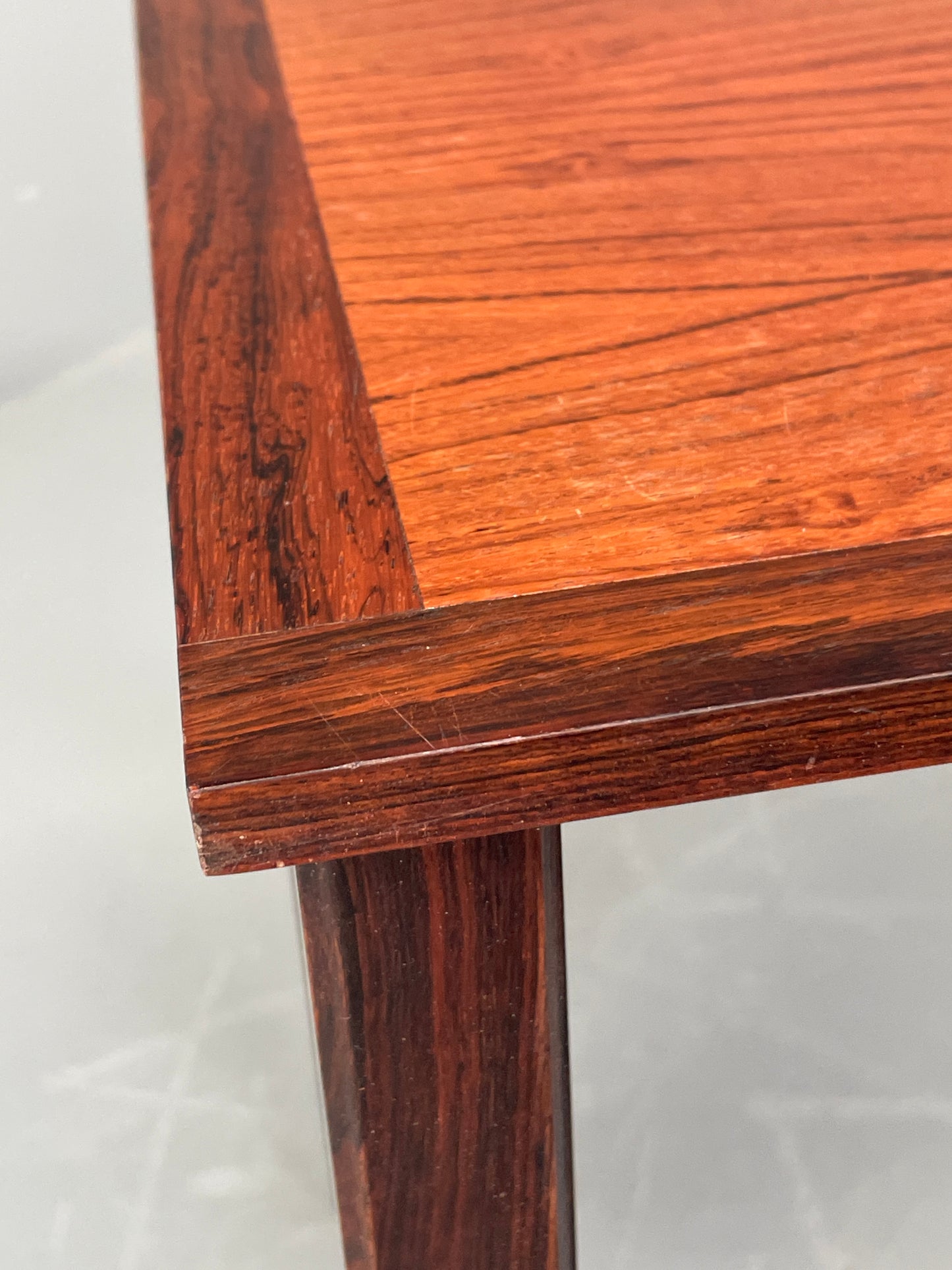 Vintage Danish Coffee Table 1960s Darkwood Mid Century Modern EB12280