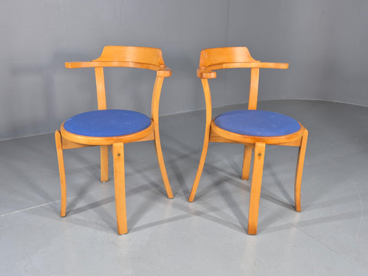 Vintage Mid Century Style Desk Chairs Swedish Kinnarps Retro  EB12140