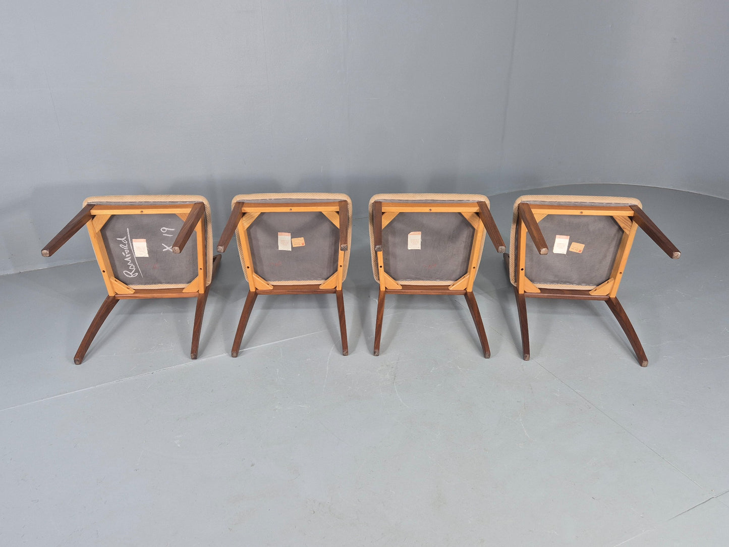 4  Vintage G Plan Dining Chairs Fresco Range Teak 1970s Retro MCM EB12461