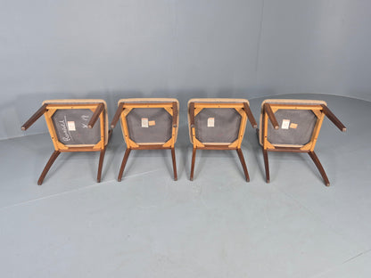 4  Vintage G Plan Dining Chairs Fresco Range Teak 1970s Retro MCM EB12461