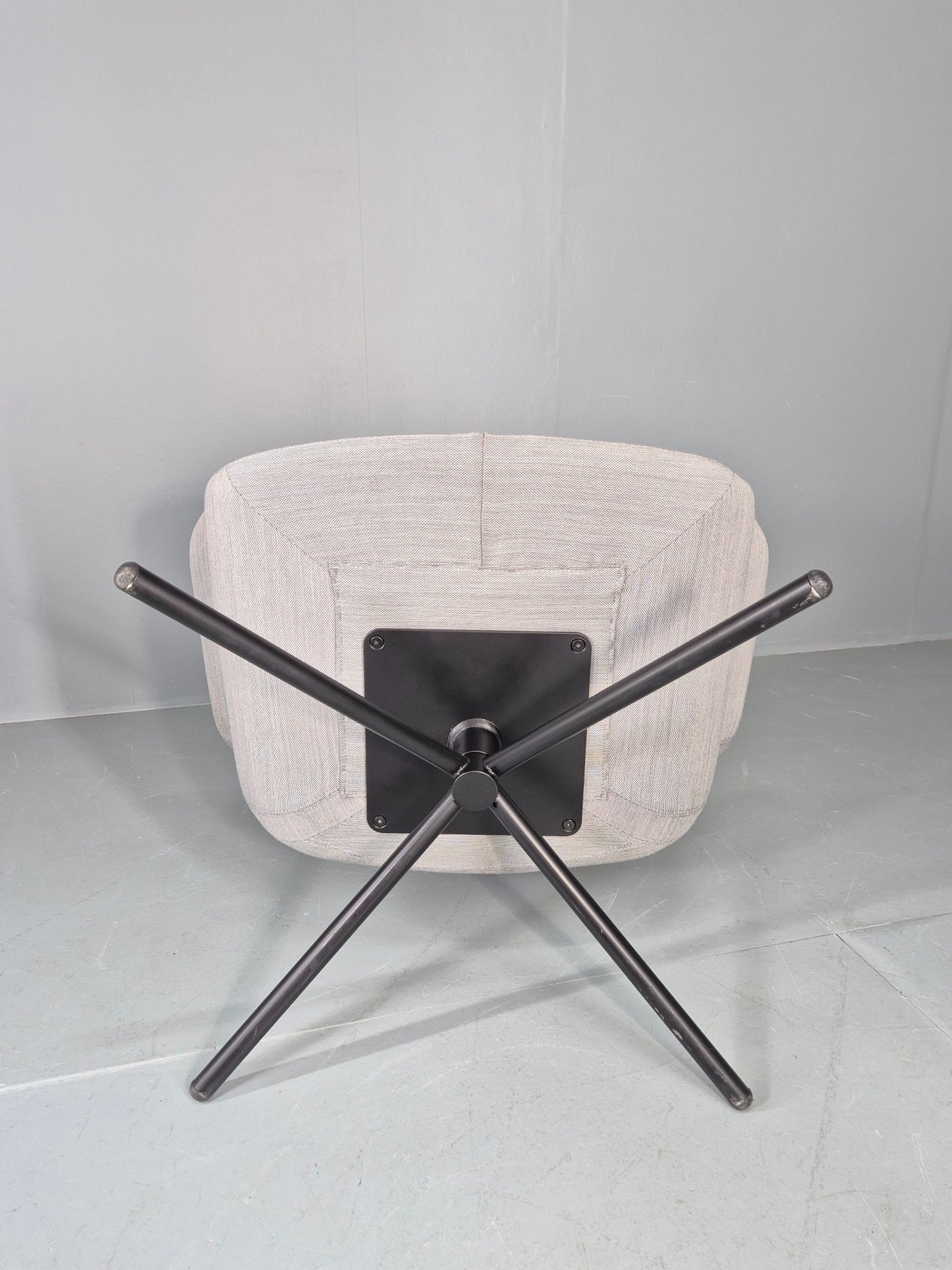 Vintage Swivel Lounge Chair Icons of Denmark Smile Chair Retro Modern EB12854