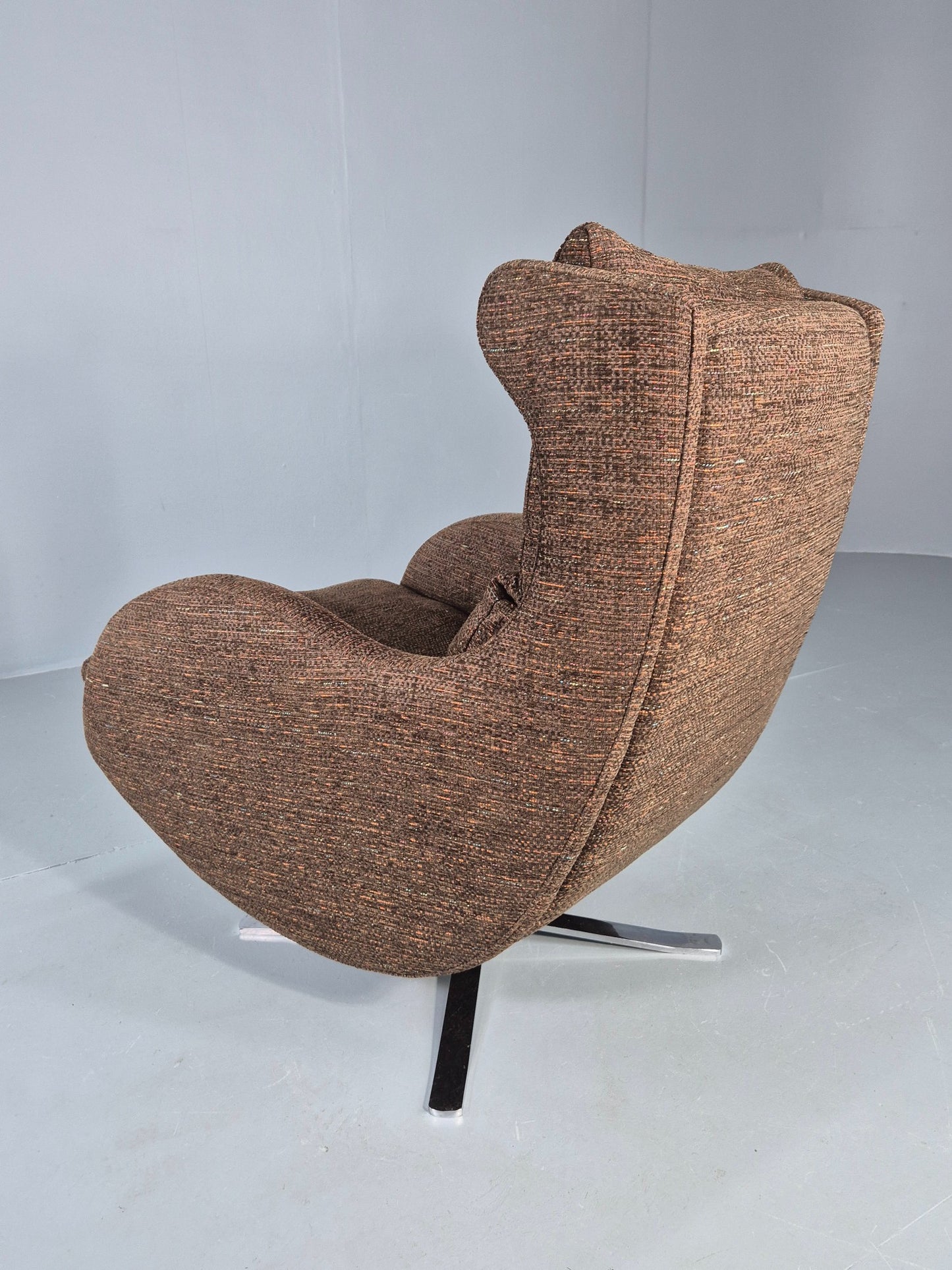 Vintage Fama Lenny Swivel Chair Modern Design Retro Mid Century Style EB12485