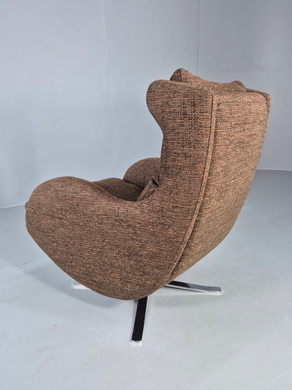 Vintage Fama Lenny Swivel Chair Modern Design Retro Mid Century Style EB12485
