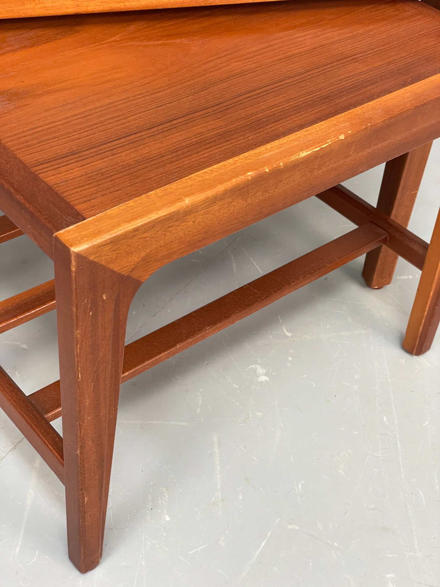 Vintage Teak Nesting Tables Coffee Table By Remploy 1960s Retro EB12061