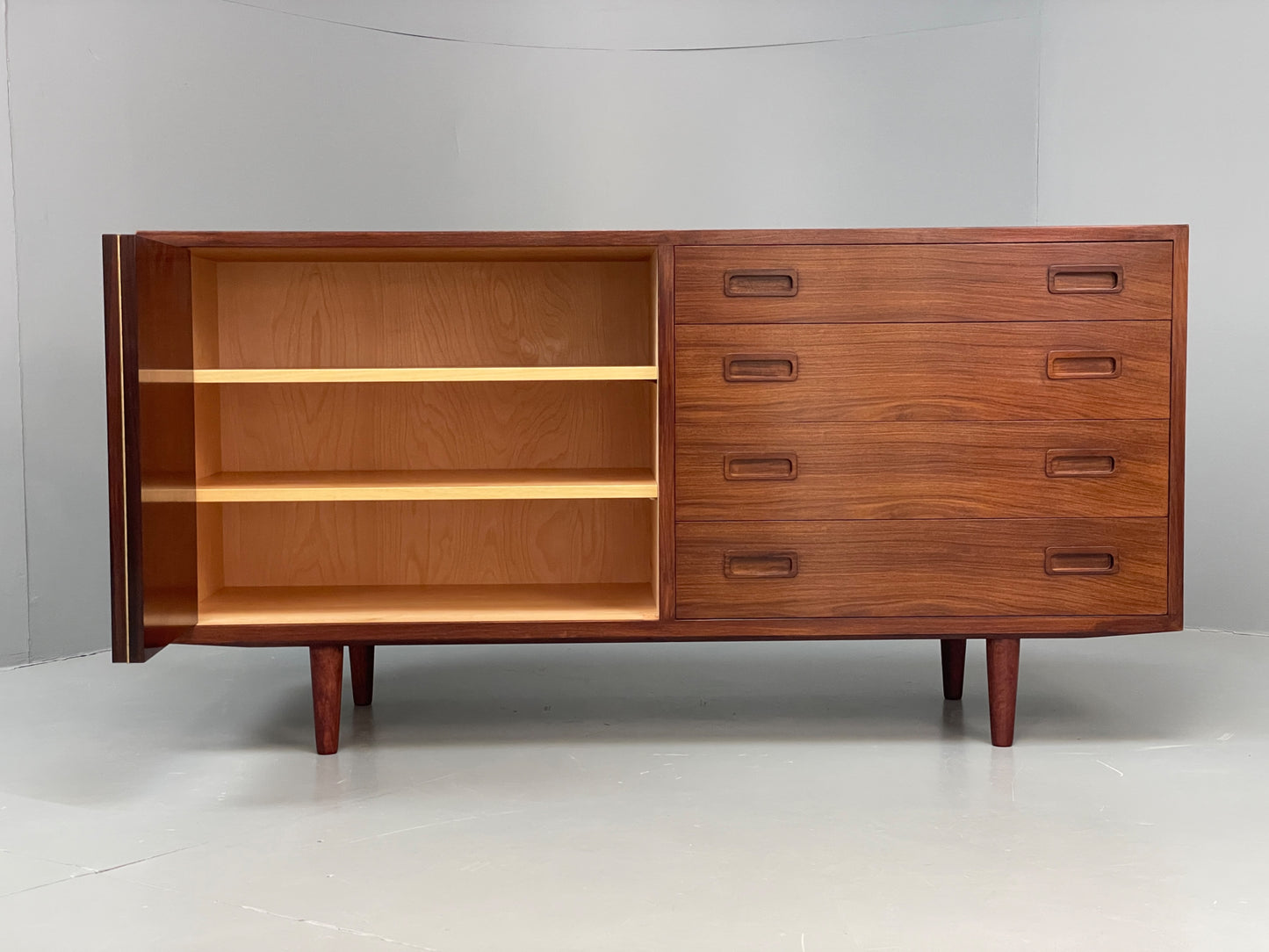Vintage Sideboard Hundevad Drawers Tv Unit Retro Mid Century Danish EB12893