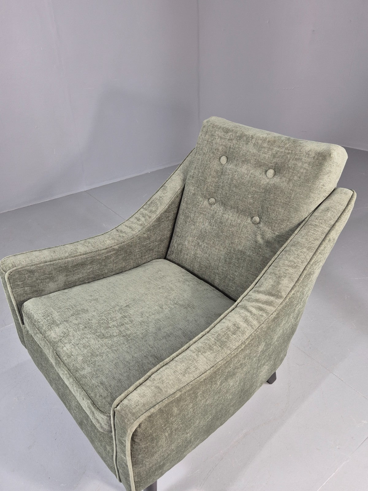 Vintage 1960s Mid Century Lounge Chair New Upholstery Retro Quality EB7919