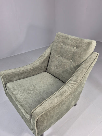 Vintage 1960s Mid Century Lounge Chair New Upholstery Retro Quality EB7919