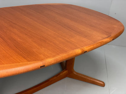 Vintage Teak Dining Table Extending Danish Retro 1970s Teak EB13144