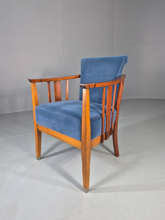Vintage Jugendstil Styled Armchair Dutch Design Modern Build 1980s Retro Eb13019