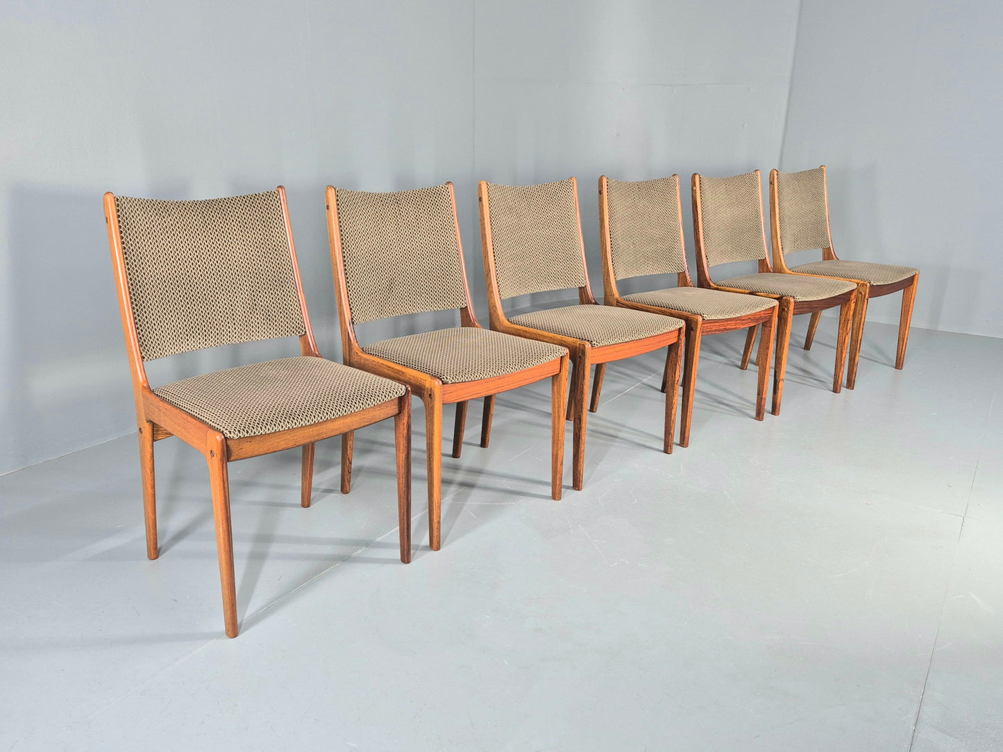 6 Vintage Uldum Danish Dining Chairs 1970s Retro Mid Century Rosewood EB11942