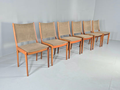 6 Vintage Uldum Danish Dining Chairs 1970s Retro Mid Century Rosewood EB11942