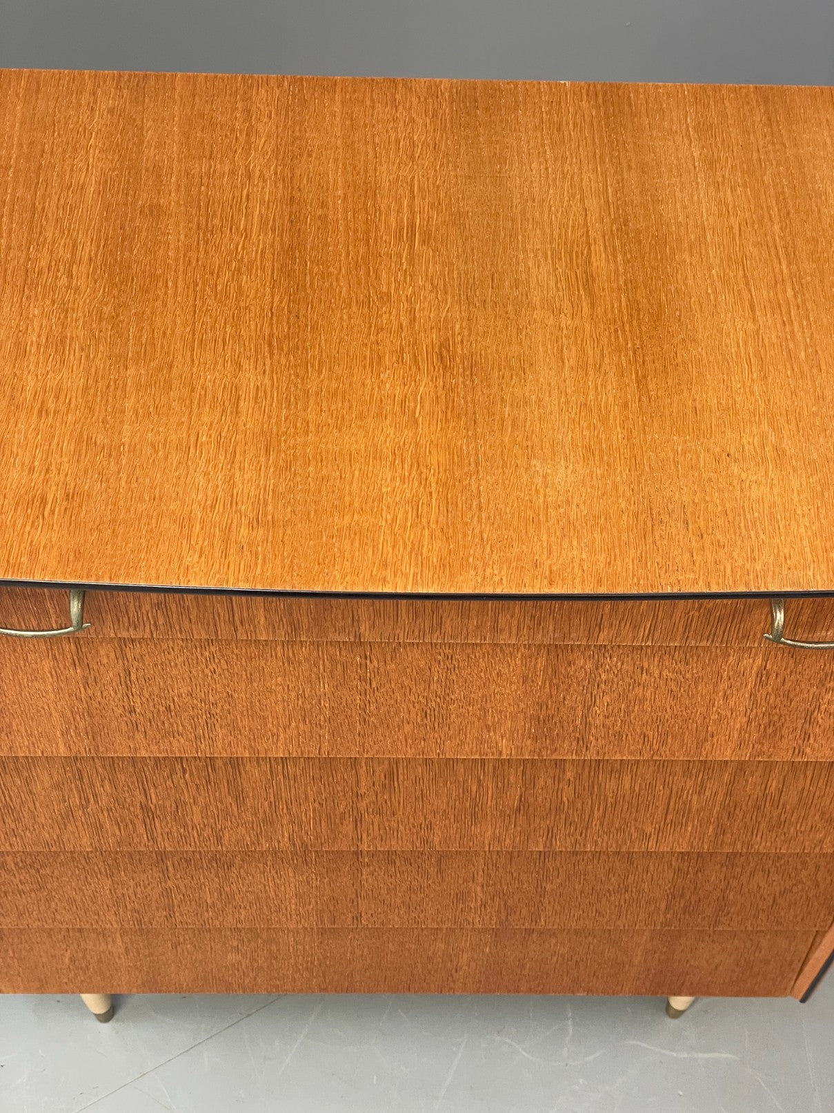 Vintage Chest Of Drawers Avalon Oak 1960s Mid Century Retro EB12198