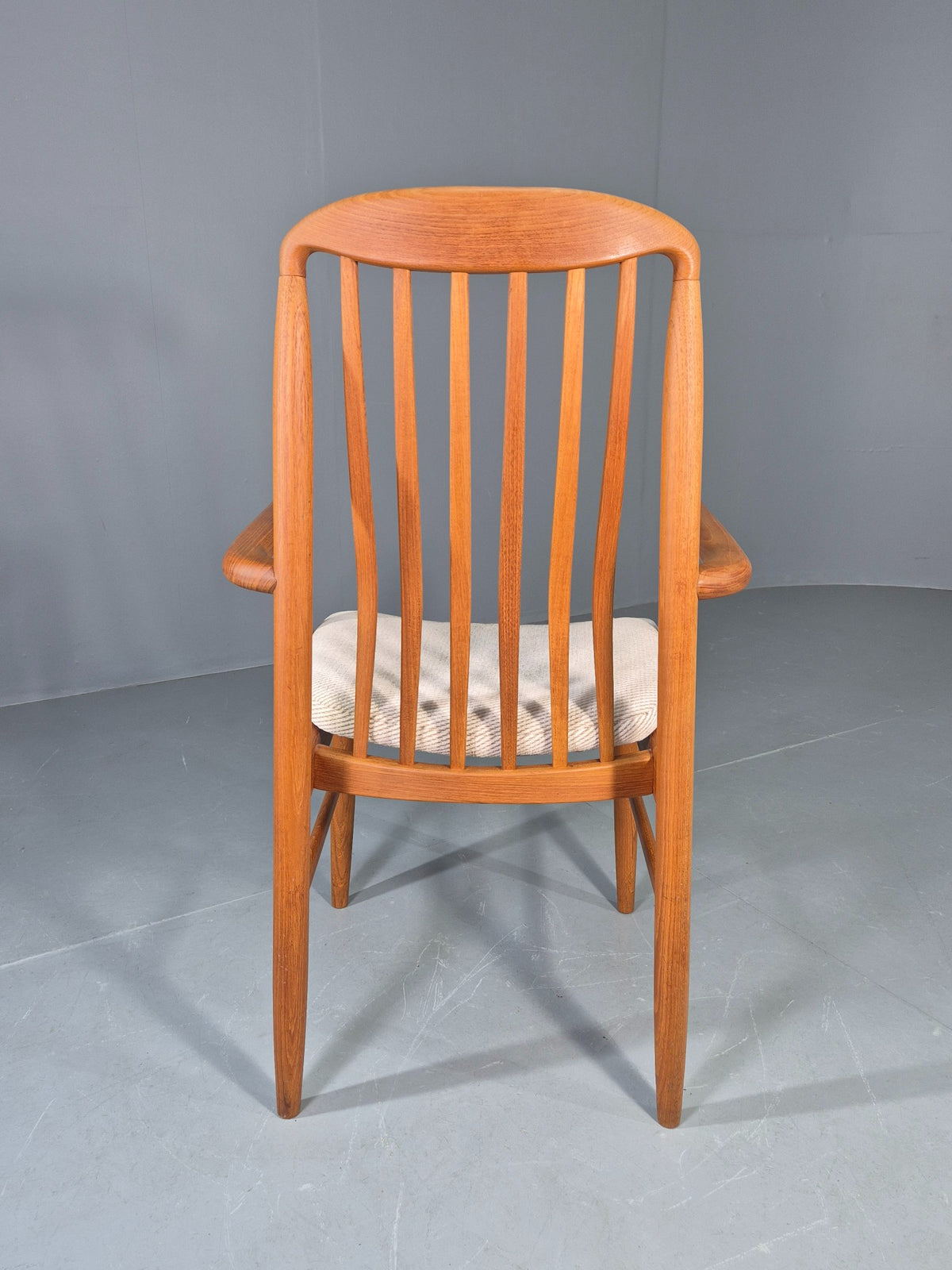 Vintage Benny Linden Carver Chair Teak Frame 1970s Retro MCM Original EB13060