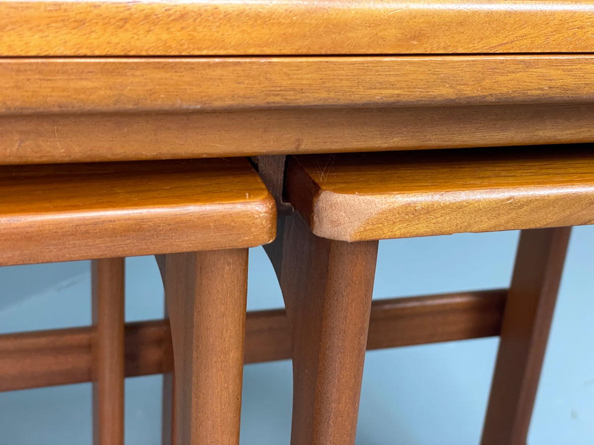 Vintage Teak Flip Table McIntosh Nesting Tables Mid Century 1960s EB12948