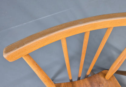 2 Vintage Ercol Dining Chairs Model 391 1960s Originals Retro MCM EB12484