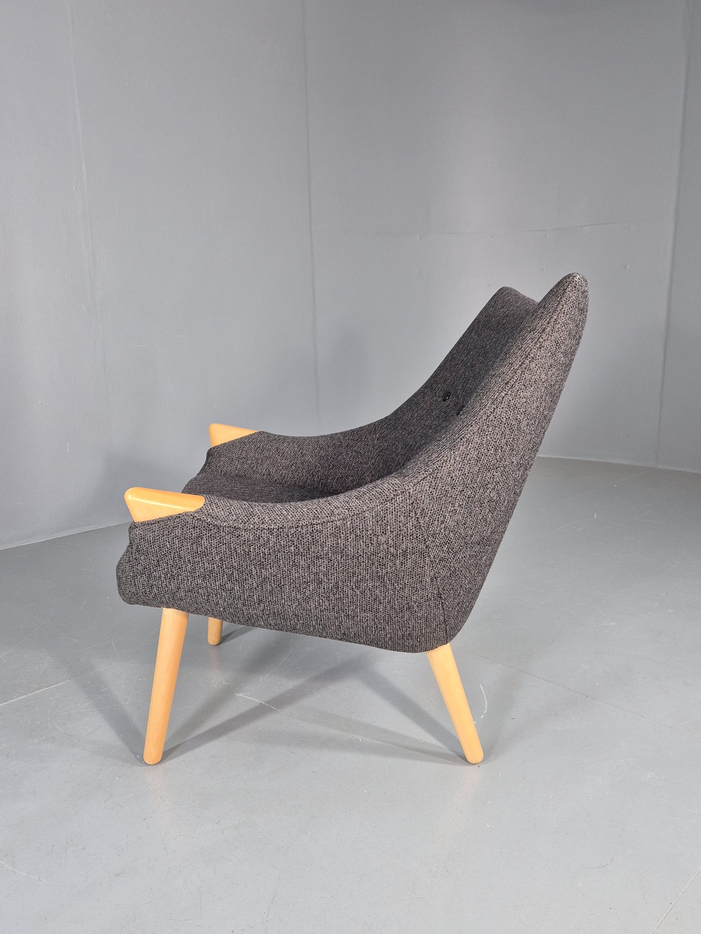 Vintage Mama Bear Matzform Lounge Chair Grey Beech Danish Modern Design EB12316