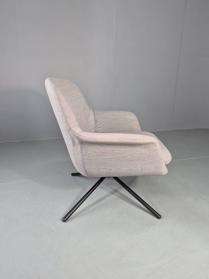 Vintage Swivel Lounge Chair Icons of Denmark Smile Chair Retro Modern EB12854