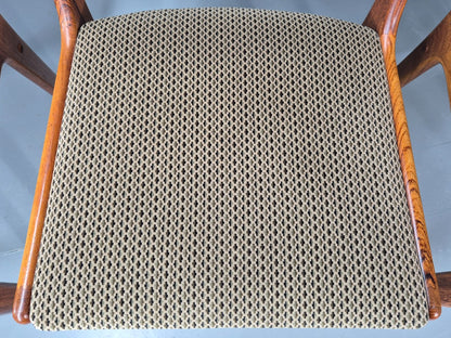 6 Vintage Uldum Danish Dining Chairs 1970s Retro Mid Century Rosewood EB11942