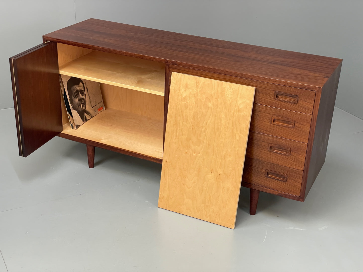 Vintage Sideboard Hundevad Drawers Tv Unit Retro Mid Century Danish EB12893