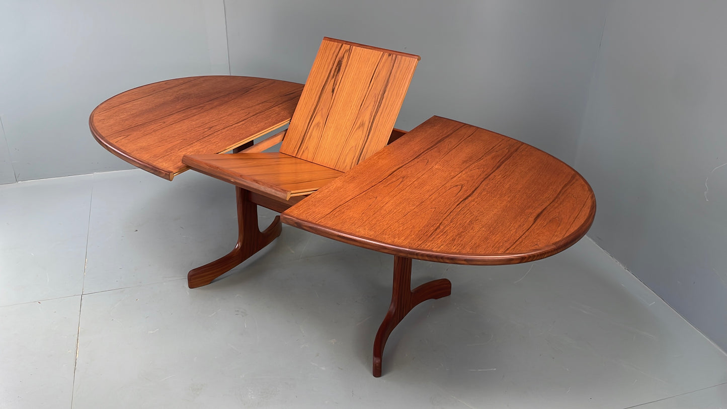 G Plan Dining Table Oval Teak Fresco Range 1960s Vintage Mid Century EB12514