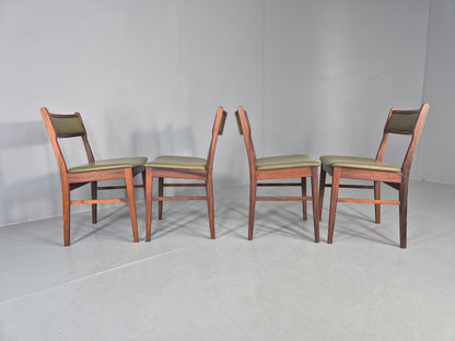 4 Vintage Mid Century Dining Chairs Danish Design Vestervig Eriksen EB12145