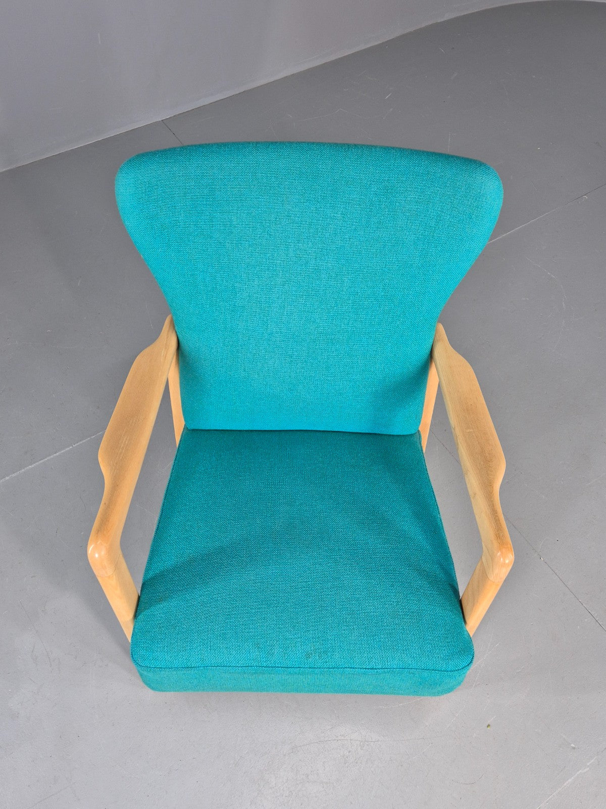 Vintage Mid Century Fritz Hansen Lounge Chair Soren Hansen Design 1940s  EB12108