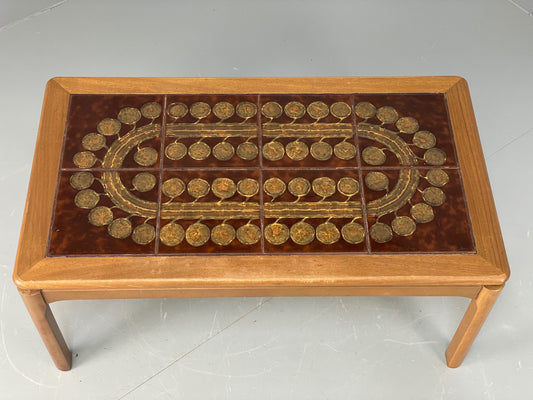 Vintage Nathan Coffee Table Tile Topped 1970s Retro Rectangular EB12279